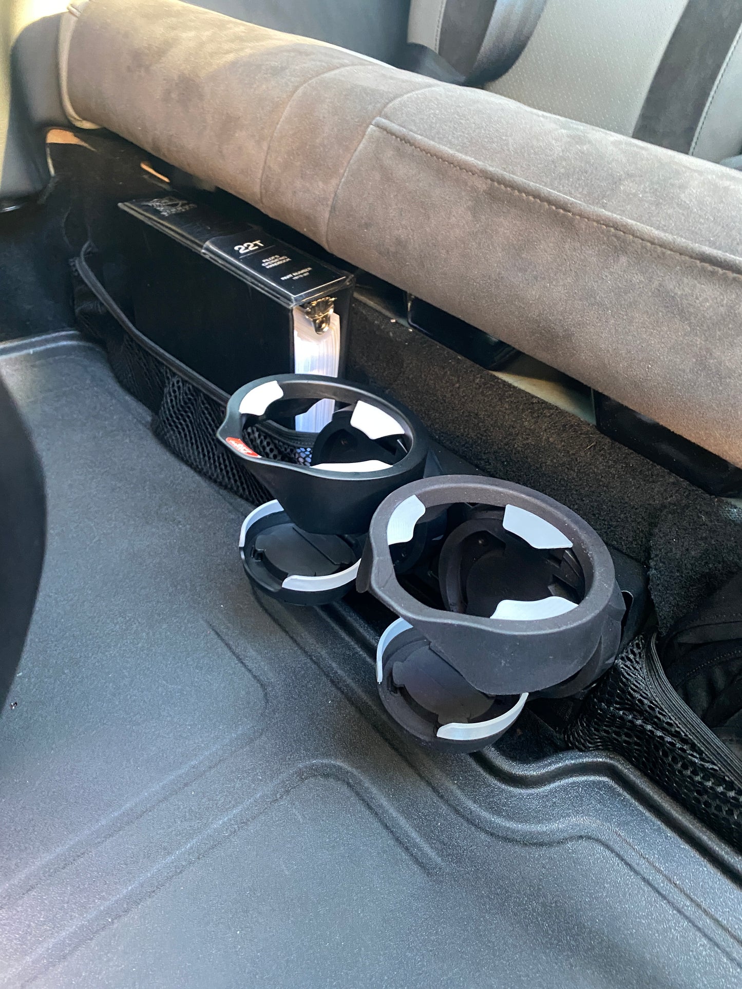 Rear Cup Holders Kit w/ Twist Lock Feature (Set of 2)