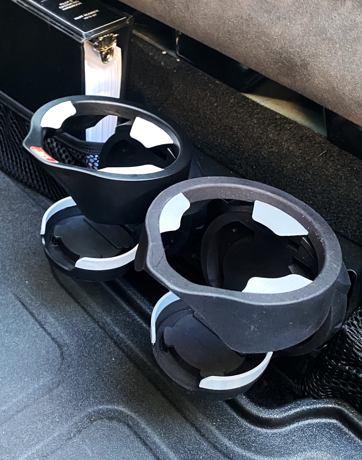 Rear Cup Holders Kit w/ Twist Lock Feature (Set of 2)
